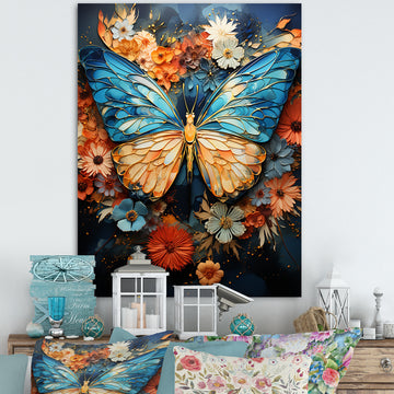 Celestial Visitors - Butterfly Bedroom Wall Art